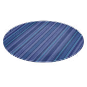 Moderner Lila Streifen Schneidebrett (Ecke)