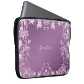 Moderner Lilac Floral Laptop Sleeve (Vorne Rechts)
