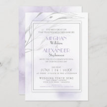 Moderner Lilac Watercolor Splash