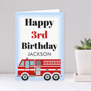 Moderner LKW Junge Geburtstag Karte