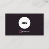 Moderner Logo-Junk-Removal-QR-Code Visitenkarte (Rückseite)