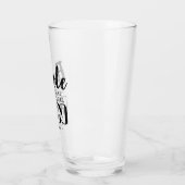 Moderner lustiger Spruch 'Funcle' | Personalisiert Glas (Links)