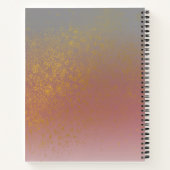 Moderner Luxe Lavender & Gold Individuelle Name &  Notizblock (Rückseite)