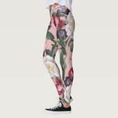 Moderner luxuriöser romantischer Garten Rose Somme Leggings (Links)