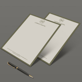 Moderner Luxus Innenarchitektur Designer Letterhea Briefbogen