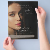 Moderner Luxus-Salon-Make-up-Preis-Flyer Flyer (Hand)
