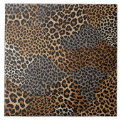 Moderner Luxus Weißer Leopard Elegante Collection Fliese (Vorderseite)