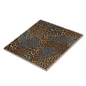 Moderner Luxus Weißer Leopard Elegante Collection Fliese (Seite)