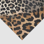 Moderner Luxus Weißer Leopard Elegante Collection Seidenpapier (Ausschnitt)