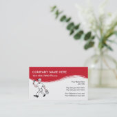 Moderner Maler Businesscards Visitenkarte (Stehend Vorderseite)