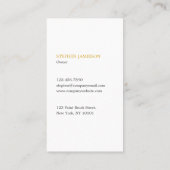 Moderner Maler & Dekorateur Profi Visitenkarte (Rückseite)