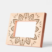 Moderner Mandala Laser mit Bildrahmen Geätzte Rahmen (Links)