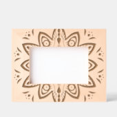 Moderner Mandala Laser mit Bildrahmen Geätzte Rahmen (Vorderseite)