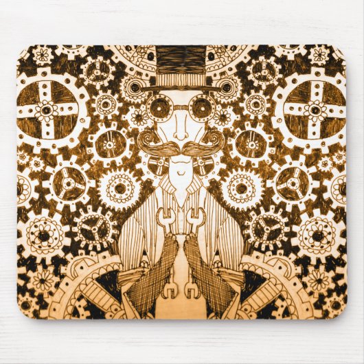 Moderner Mann Mousepad (Vorne)