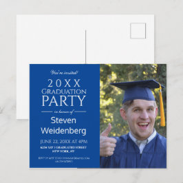 MODERNER MÄNNERBLAU 2025 STUDIERUNGSPARTEI POSTKARTE