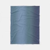 Moderner marineblauer Farbverlauf Wasserfarben Gal Fleecedecke (Vorderseite)