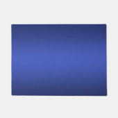 Moderner marineblauer Farbverlauf Wasserfarben Gal Fußmatte (Vorderseite)