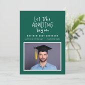 Moderner Marker Pen Eadulter Foto Abschluss Ankündigung (Stehend Vorderseite)