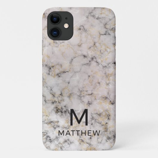 Moderner Marmor Case-Mate iPhone Hülle (Rückseite)