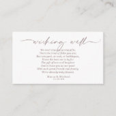 Moderner Marmor-Glitzer, der gut V3 weiß wünscht I Begleitkarte (Vorderseite)