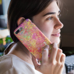 Moderner Marmor-Glitzer Glitzern Personalisiert Na Case-Mate iPhone 14 Pro Max Hülle