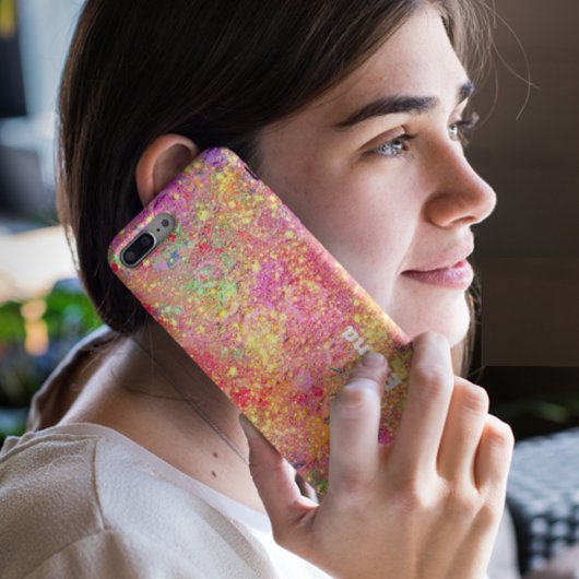 Moderner Marmor-Glitzer Glitzern Personalisiert Na Case-Mate iPhone Hülle