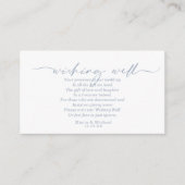 Moderner Marmor-Glitzer wünscht gut V2 Blau-ID816 Begleitkarte (Vorderseite)