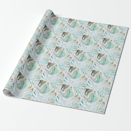 Moderner Marmor: Luxuriöses Texturdesign Geschenkpapier (Ungerollt)