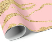 Moderner Marmor mit Imitat Gold Geschenkpapier (Rolleneckpunkt)