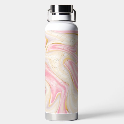 Moderner Marmor Trinkflasche (Rückseite)