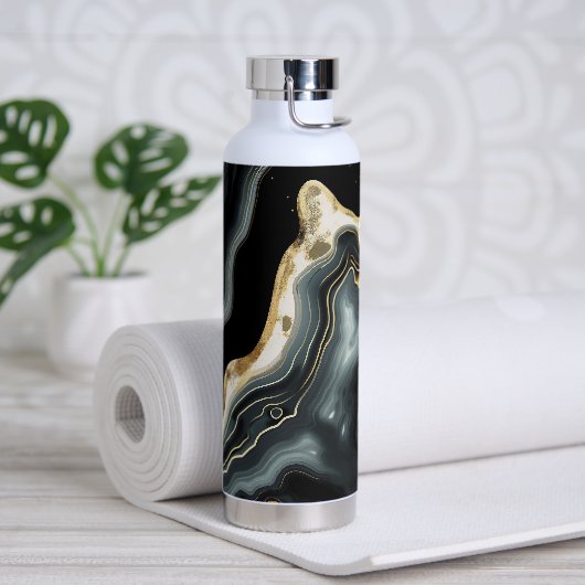 Moderner Marmor Trinkflasche (Yoga)
