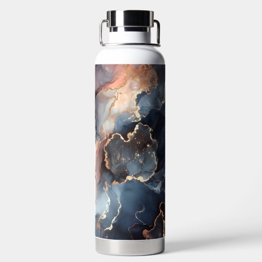 Moderner Marmor Trinkflasche (Rückseite)