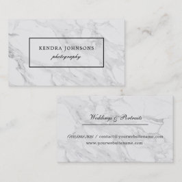 Moderner Marmor Visitenkarte