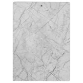 Moderner Marmordesigner Personalisiert Klemmbrett (Rückseite)