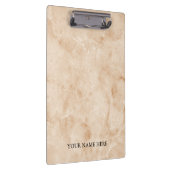 Moderner Marmordesigner Personalisiert Klemmbrett (Rechts)