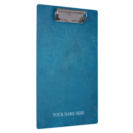 Moderner Marmordesigner Personalisiert Klemmbrett (Rechts)