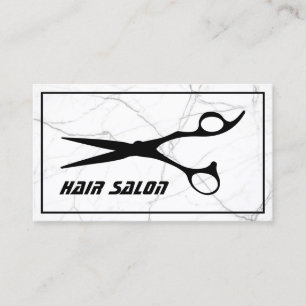 Moderner Marmorhaar Stylist Minimalistisch Hair Sa Visitenkarte