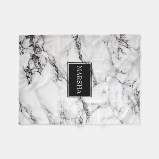 Moderner Marmorstein Fleecedecke (Vorderseite (Horizontal))