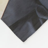 Moderner Maroon Abschluss - Name der FotoCollage Fleecedecke (Ecke)