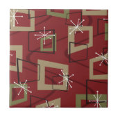 Moderner Maroon des Mittelalters Fliese (Vorderseite)