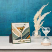 Moderner Martini Cocktail Hour Mitte des 20. Jahrh Fotoplatte (InSitu)