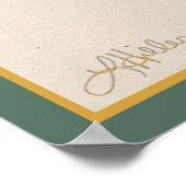 Moderner Martini Cocktail Hour Mitte des 20. Jahrh Poster (Ecke)