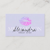 Moderner Maskenbildner Visitenkarte (Vorderseite)