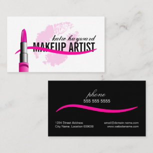 Moderner Maskenbildner Visitenkarte