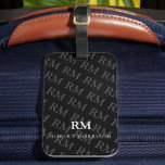 Moderner maskulinarischer Trauzeuge Hochzeit Schwa Gepäckanhänger<br><div class="desc">Moderner maskuline Trauzeuge Hochzeit Black Luggage Tag. Die perfekte Gastgeschenk Hochzeit,  um Ihre Trauzeugen zum Party einzuladen und Ihren besonderen Hochzeitstag zu feiern!</div>