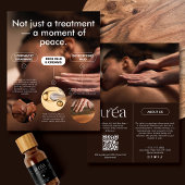 Moderner Massage Wellness-Center Werbeaktion Flyer