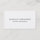 Moderner Massagetherapeut Visitenkarte (Vorderseite)