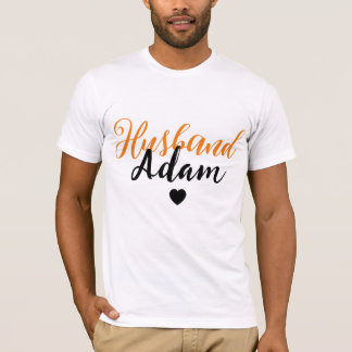 Moderner Maßgeschneiderter Ehemann Name - Speziell T-Shirt