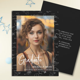 Moderner Mathematik Script Foto Abschluss Ankündigung