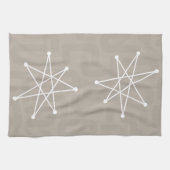 Moderner MCM MOD Star für die Weihnachtszeit Geschirrtuch (Horizontal)